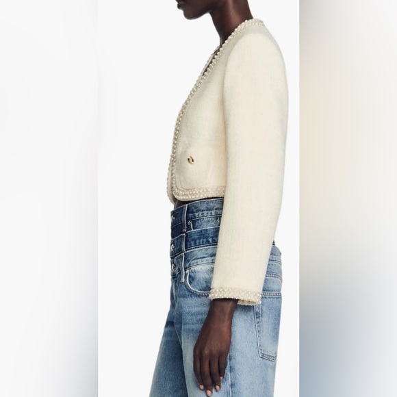 Vayene Bracelet Sleeve Crop Jacket - Picture 2 of 7